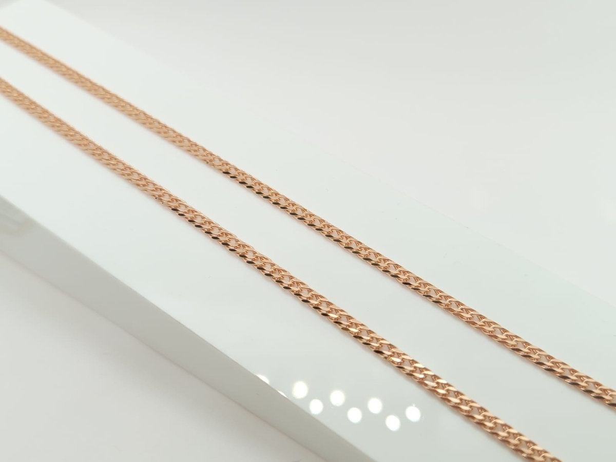 ЦЕПЬ ПОЛНОВЕСНАЯ Ромб двойной (Au 585)