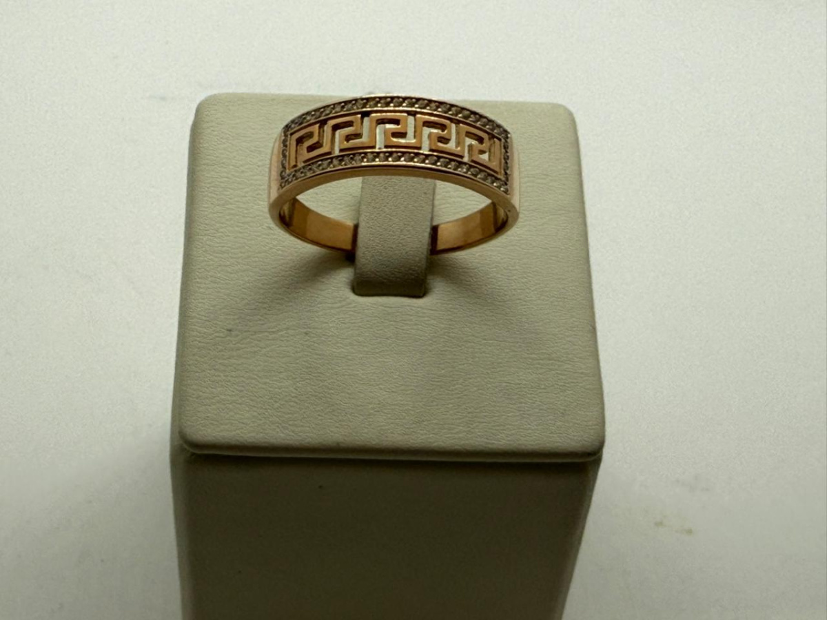 КОЛКМИ585 КОЛЬЦО С КАМНЯМИ (Au 585)