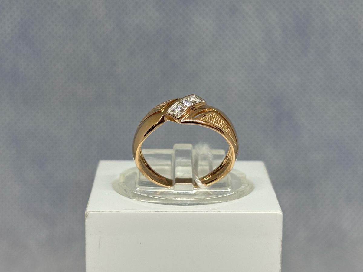 КОЛКМИ585 КОЛЬЦО С КАМНЯМИ (Au 585)