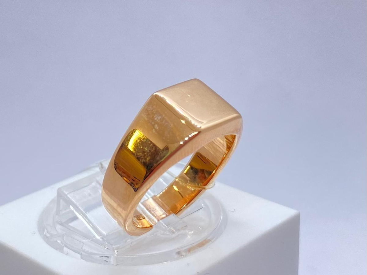 КОЛЬЦО ПЕЧАТКА без камня (Au 585)