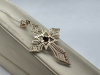 ПОДККИ585 ПОДВЕСКА КРЕСТ С КАМНЯМИ (Au 585)