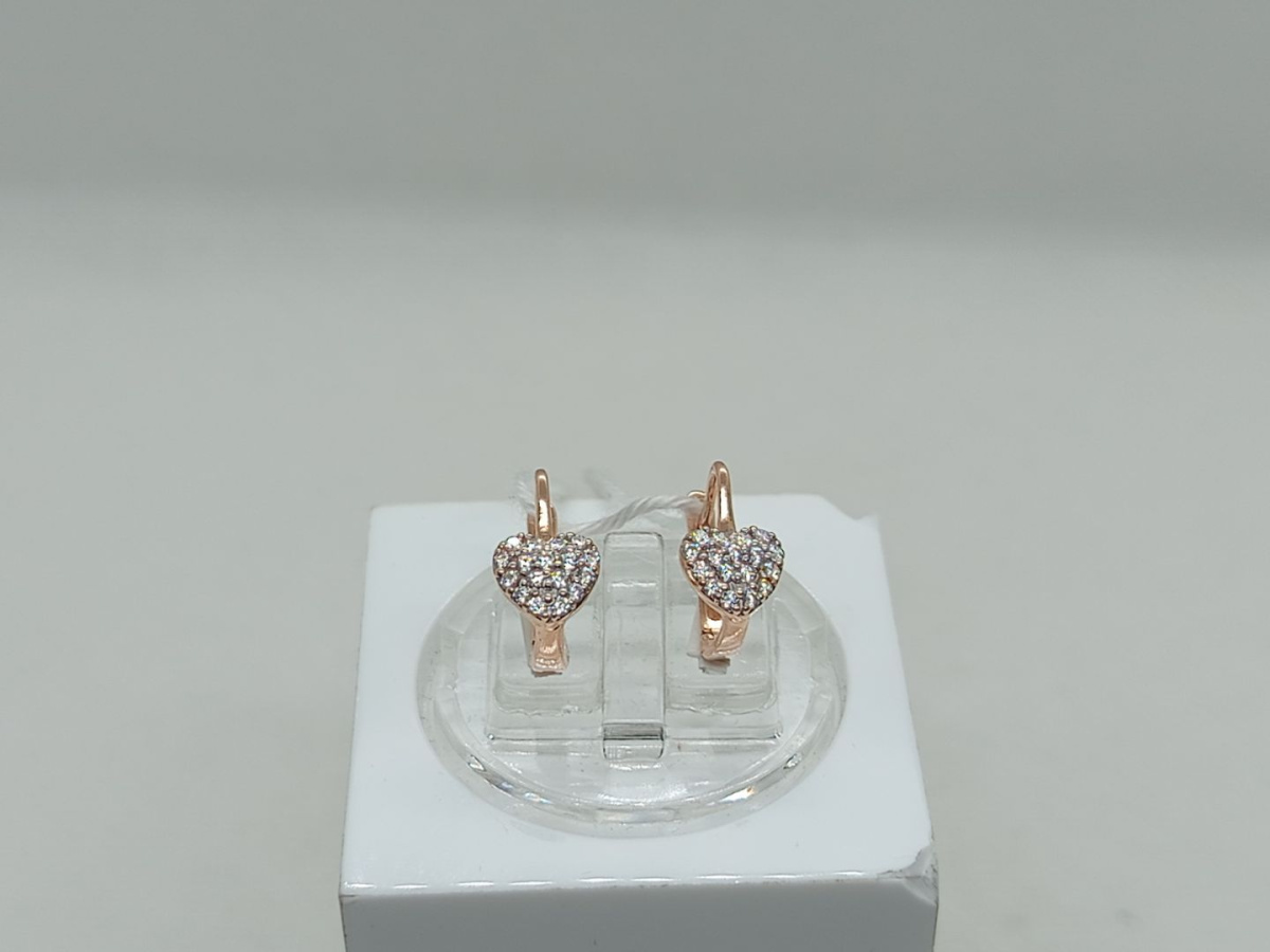 СКМИ585 СЕРЬГИ С КАМНЯМИ (Au 585)