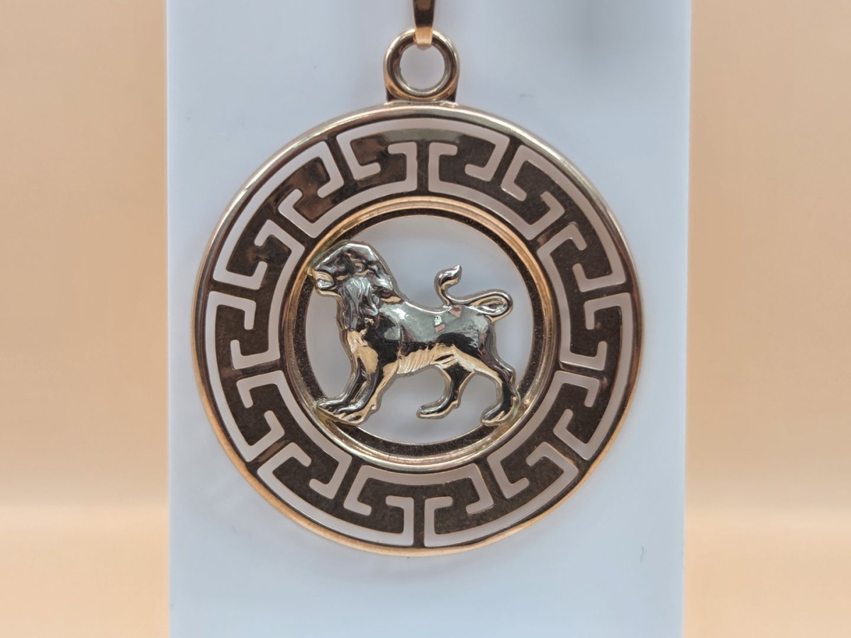 ПОДВЕСКА ЗНАК ЗОДИАКА ЛЕВ (Au 585)