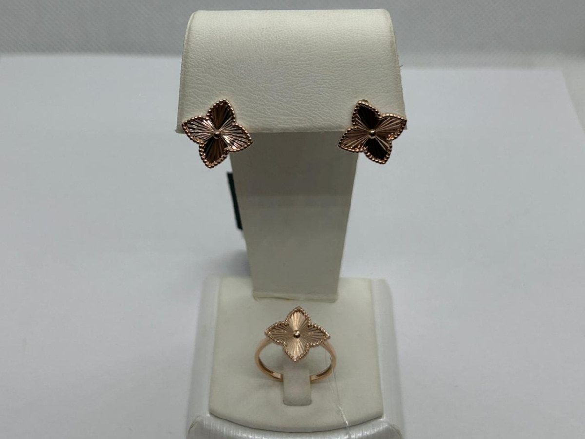 СЕРЬГИ БЕЗ КАМНЯ (Au 585)