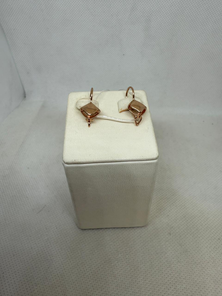 СЕРЬГИ ПЕТЕЛЬКА без камня (Au 585)