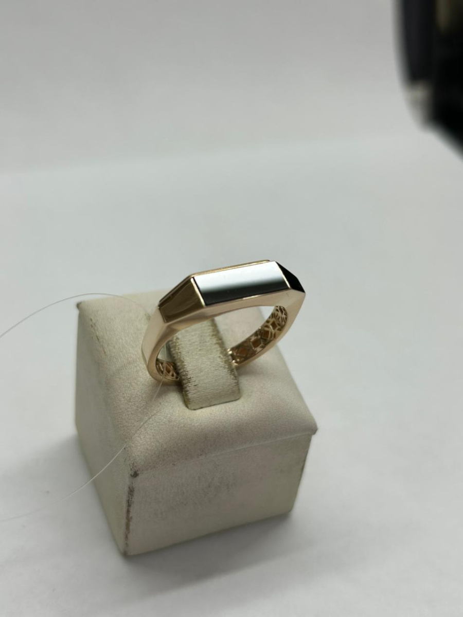 КОЛЬЦО ПЕЧАТКА с камнем (Au 585)