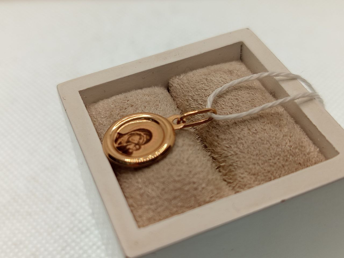 ПОДИБК585 ПОДВЕСКА ИКОНА БЕЗ КАМНЯ (Au 585)