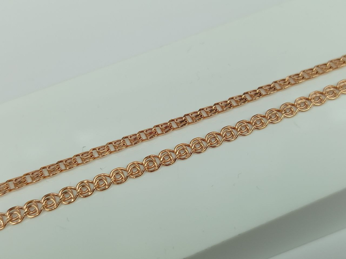 ЦЕПЬ ПУСТОТЕЛАЯ Лав (Au 585)