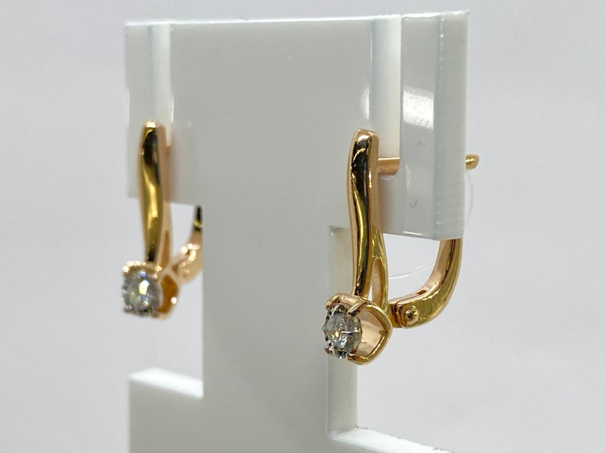 СЕРЬГИ БРИЛЛИАНТ (Au 585)