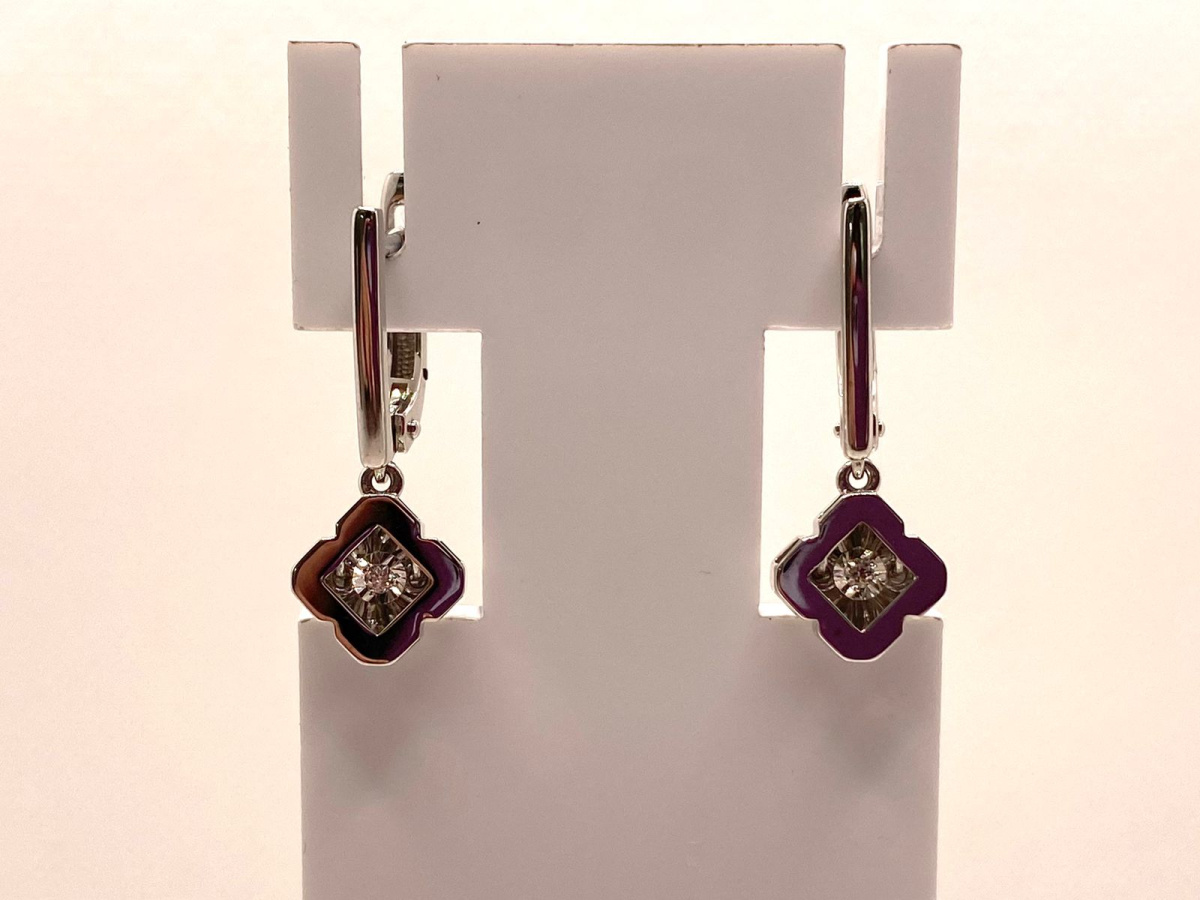 СЕРЬГИ БРИЛЛИАНТ (Au 585)