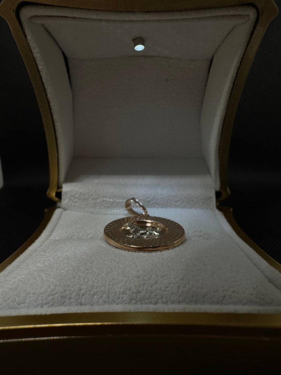 КрСПАлев ПОДВЕСКА ЗНАК ЗОДИАКА ЛЕВ (Au 585)