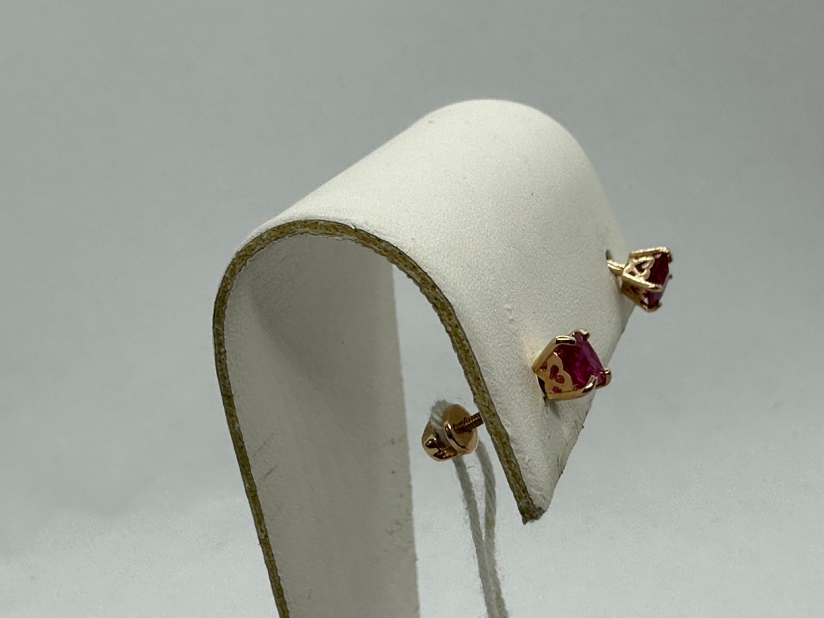 СПУС585 СЕРЬГИ ПУСЕТЫ (Au 585)