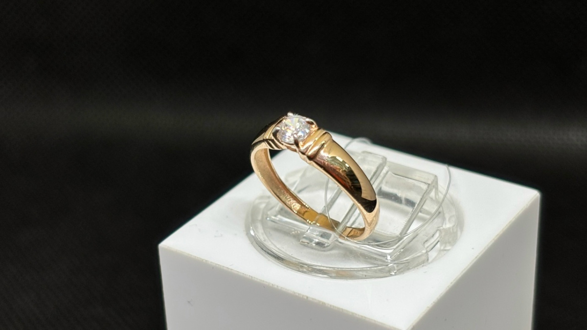 КОЛЬЦО С КАМНЕМ (Au 585)