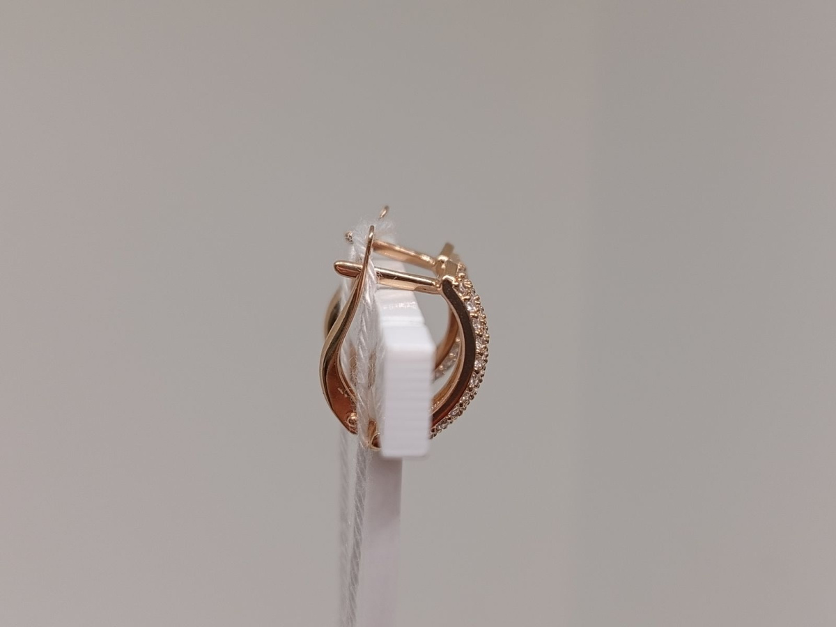 СКМИ585 СЕРЬГИ С КАМНЯМИ (Au 585)