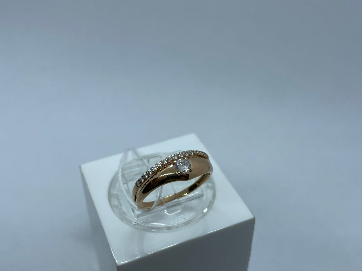 КОЛКМИ585 КОЛЬЦО С КАМНЯМИ (Au 585)