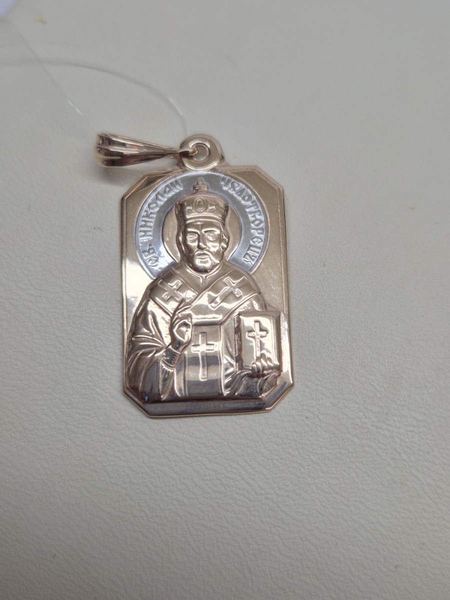 ПОДВЕСКА ИКОНА без камня (Au 585)