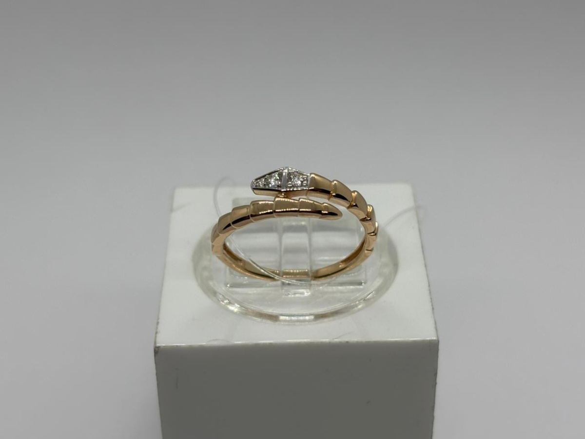 КОЛЬЦО С КАМНЯМИ (Au 585)