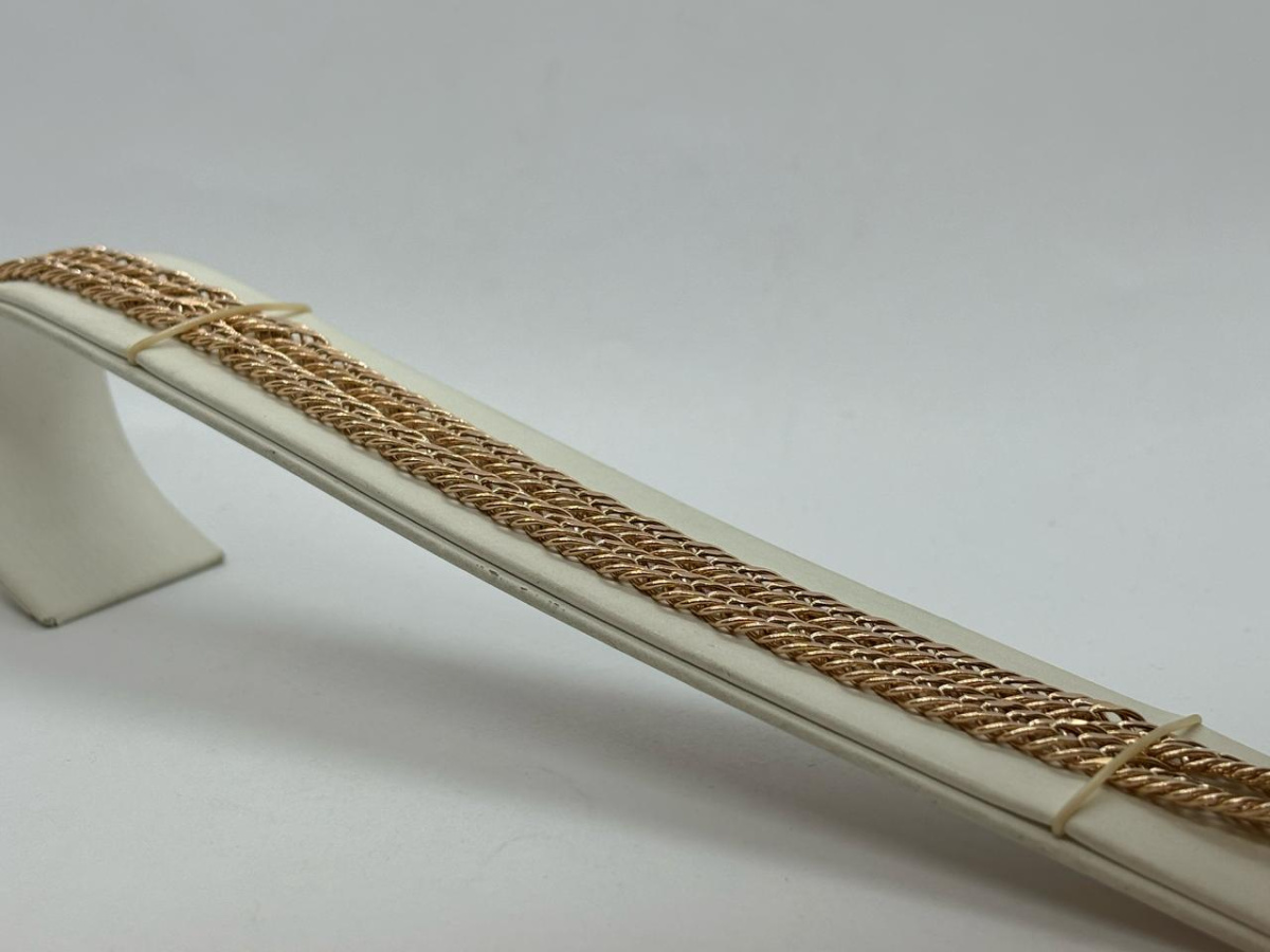 ЦЕПЬ ПУСТОТЕЛАЯ Ромб тройной (Au 585)