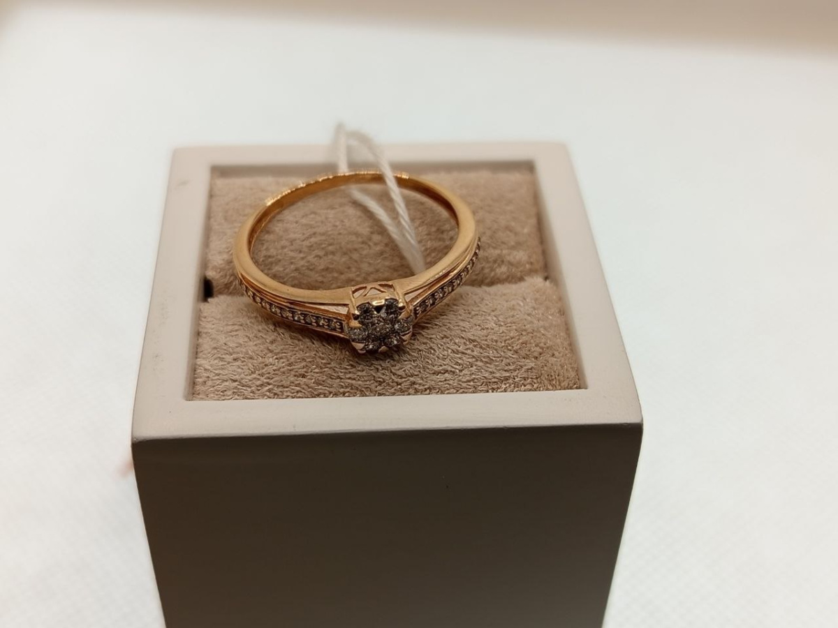 КОЛЬЦО БРИЛЛИАНТ Au 585