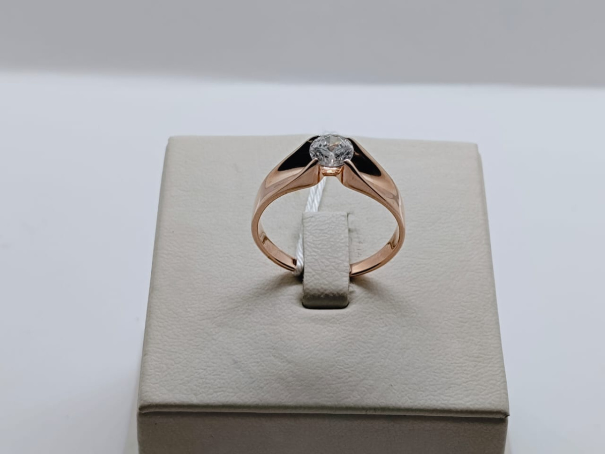 КОЛЬЦО С КАМНЕМ (Au 585)