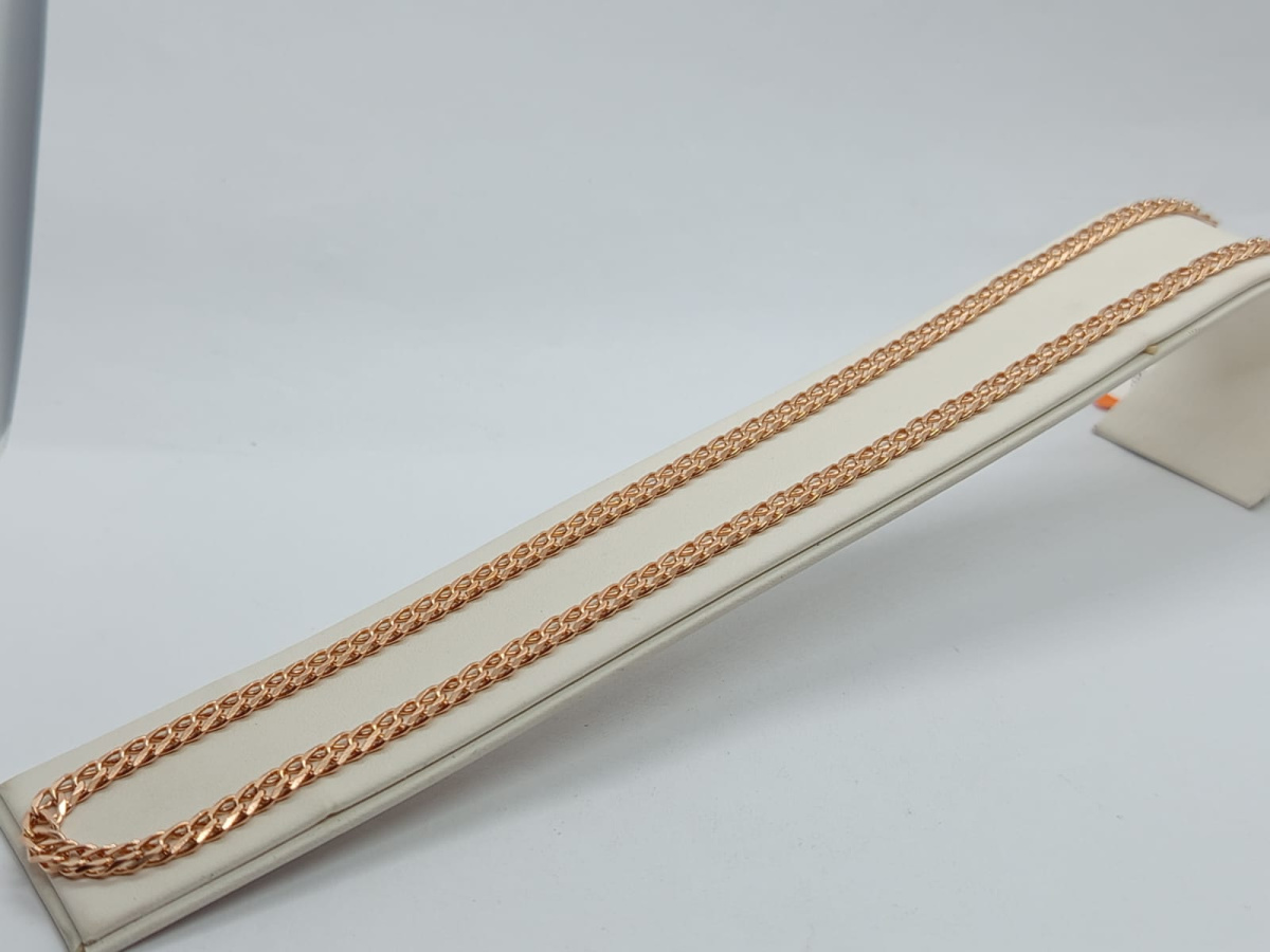 ЦЛР2585 ЦЕПЬ ПОЛНОВЕСНАЯ Ромб двойной (Au 585) ЦЛР2585 ЦЕПЬ ПОЛНОВЕСНАЯ Ромб двойной (Au 585)