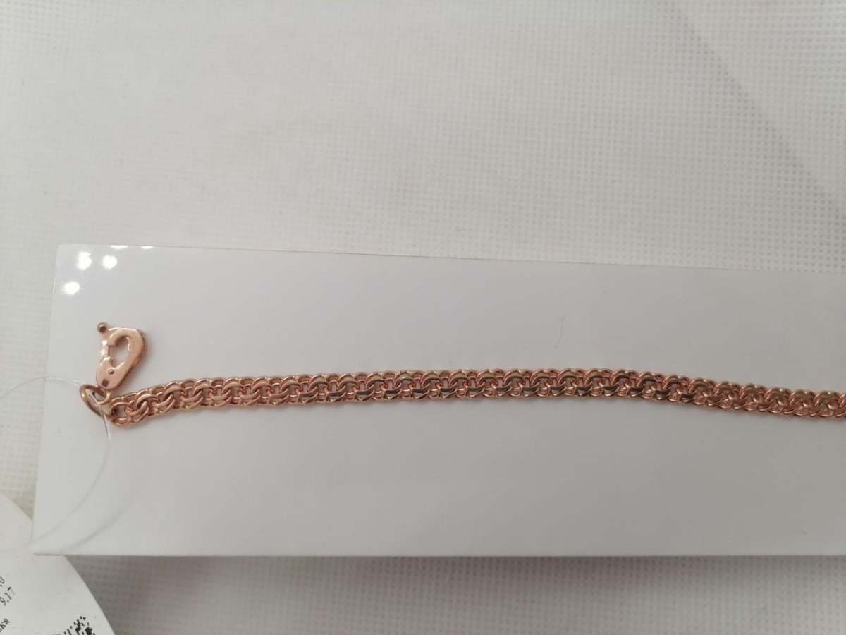 1600081 БРАСЛЕТ ПОЛНОВЕСНЫЙ Бисмарк (Au 585) 1600081 БРАСЛЕТ ПОЛНОВЕСНЫЙ Бисмарк (Au 585)