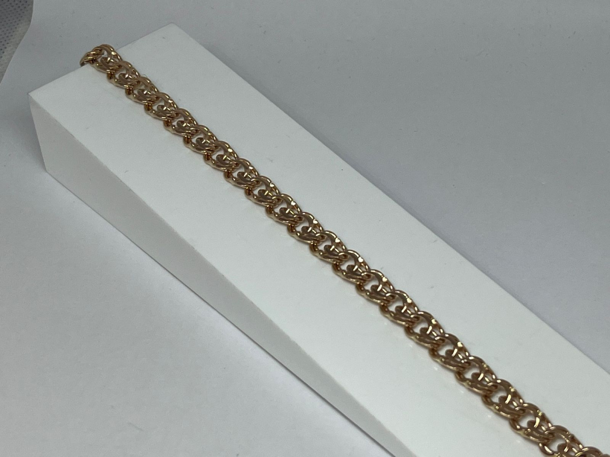 БРАСЛЕТ ПОЛНОВЕСНЫЙ Бисмарк (Au 585)