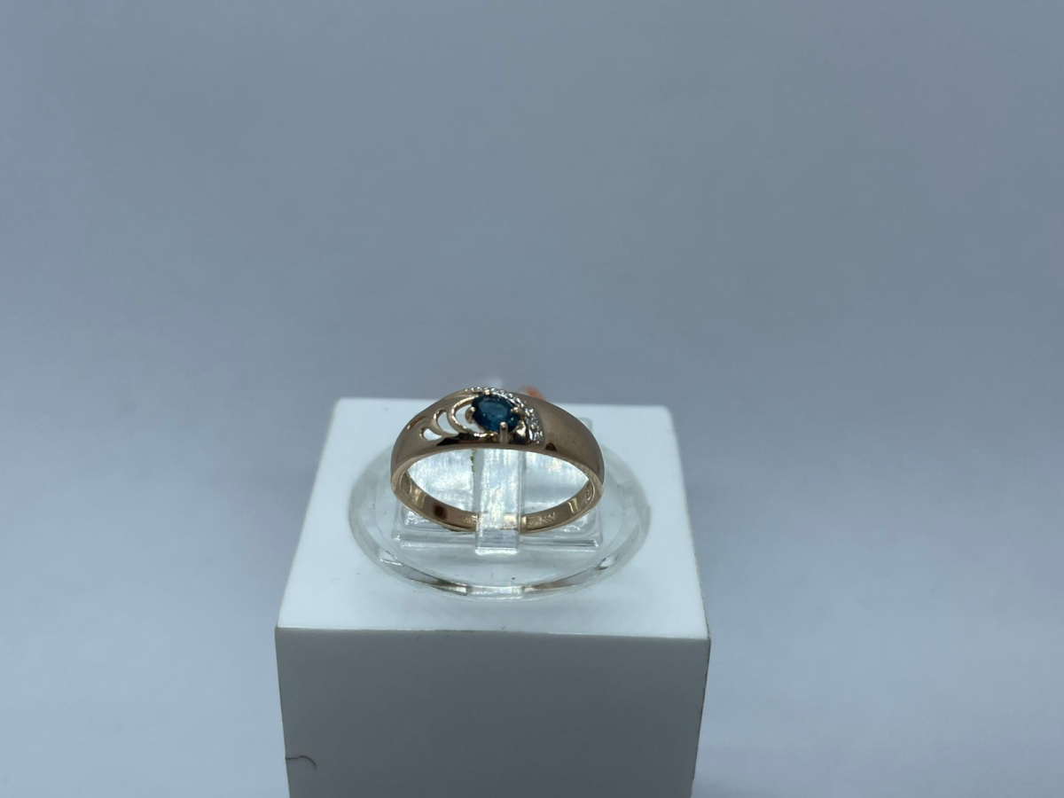 КОЛКМИ585 КОЛЬЦО С КАМНЯМИ (Au 585)