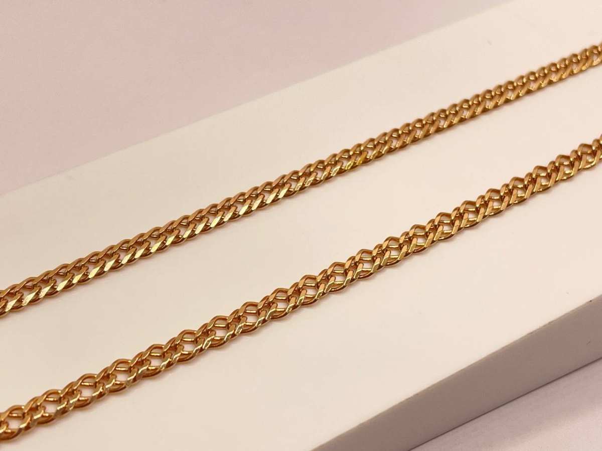 ЦЛР2585 ЦЕПЬ ПОЛНОВЕСНАЯ Ромб двойной (Au 585)