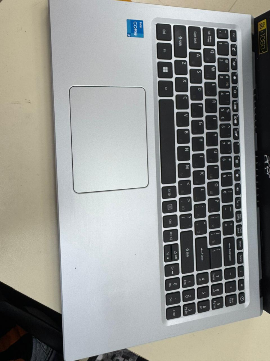 Ноутбук Acer; I3-1115G4, Intel UHD Graphics, 8 Гб, 512 GB, Нет