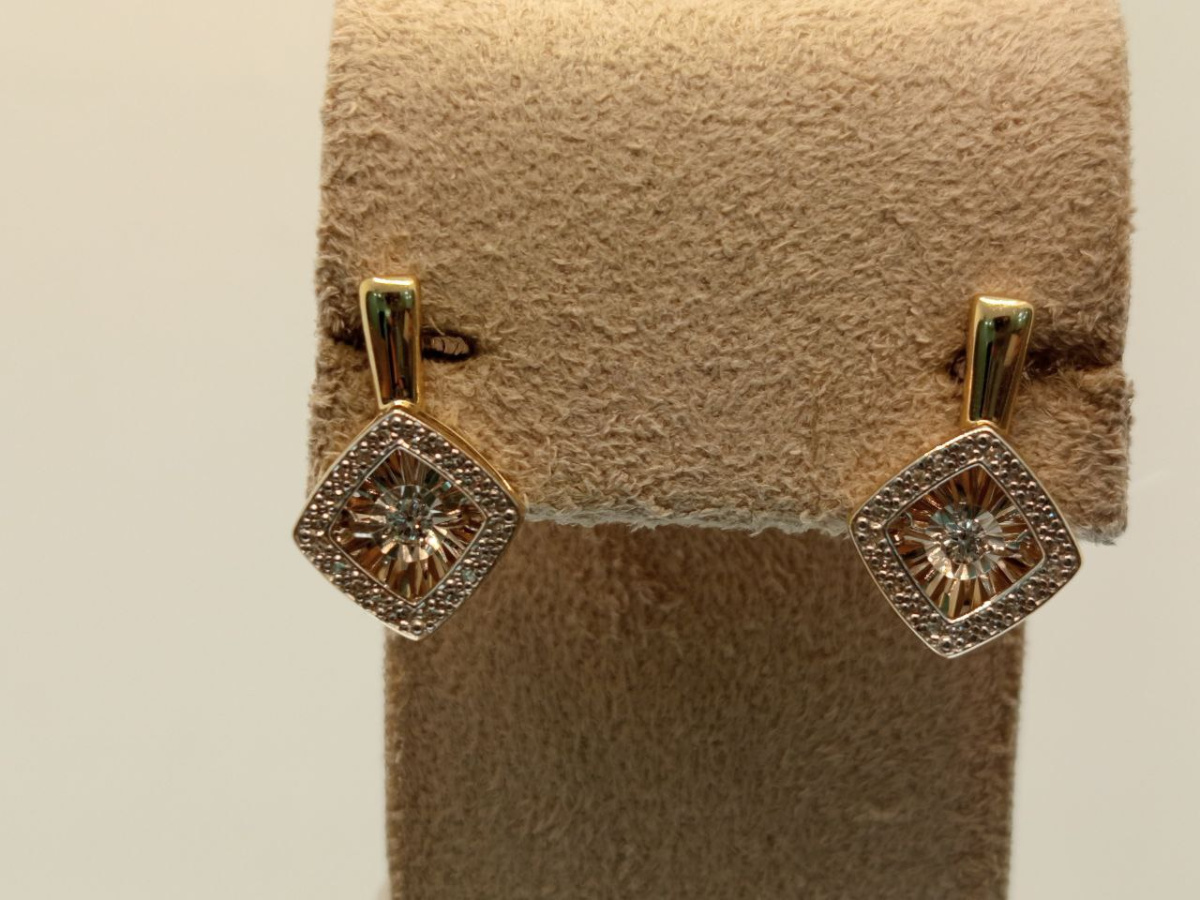 СЕРЬГИ БРИЛЛИАНТ (Au 585)