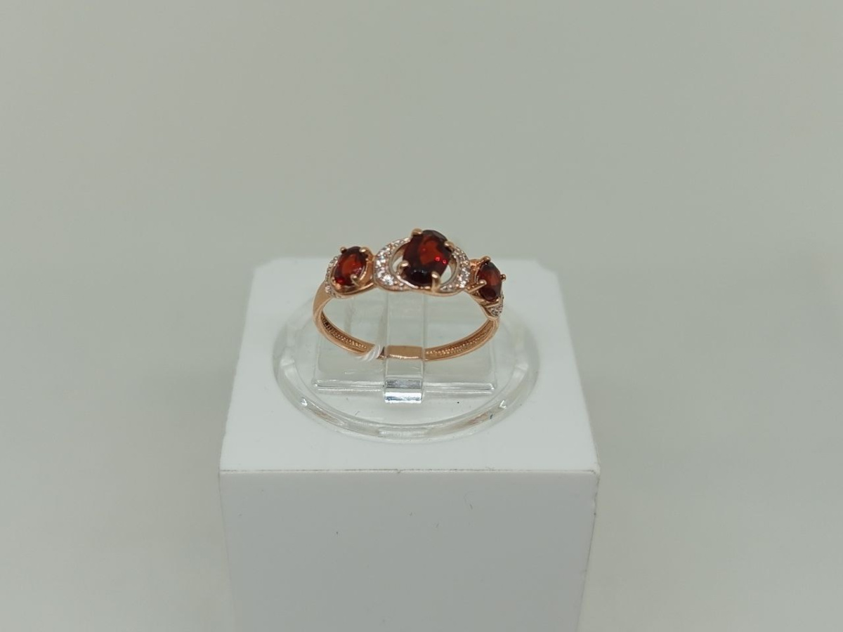 КОЛКМИ585 КОЛЬЦО С КАМНЯМИ (Au 585)