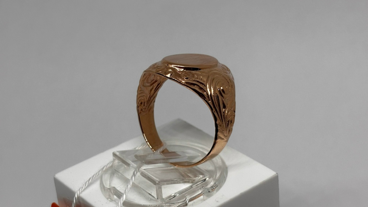 КОЛБКМ585 КОЛЬЦО БЕЗ КАМНЯ (Au 585)