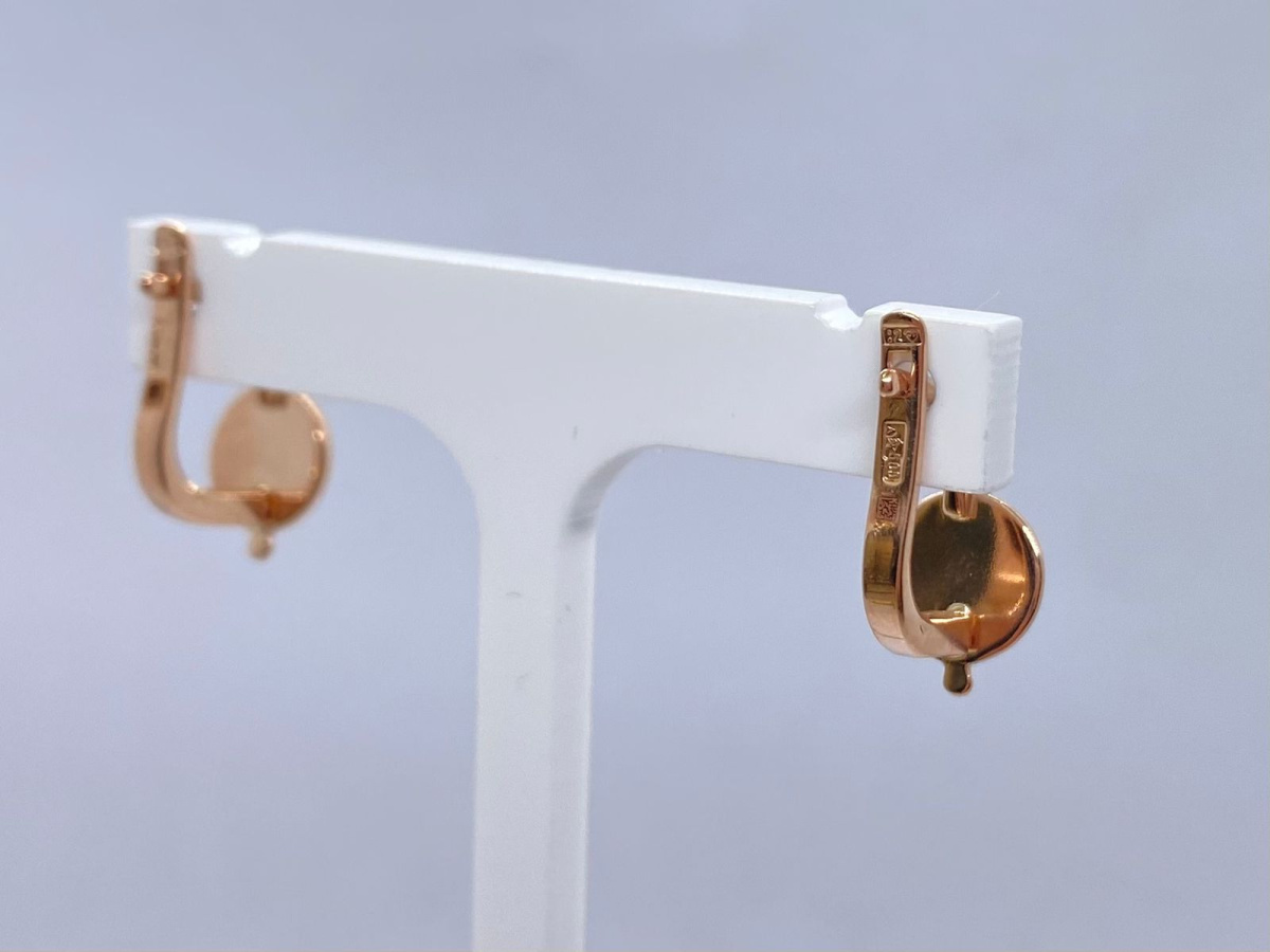 СЕРЬГИ БЕЗ КАМНЯ (Au 585)