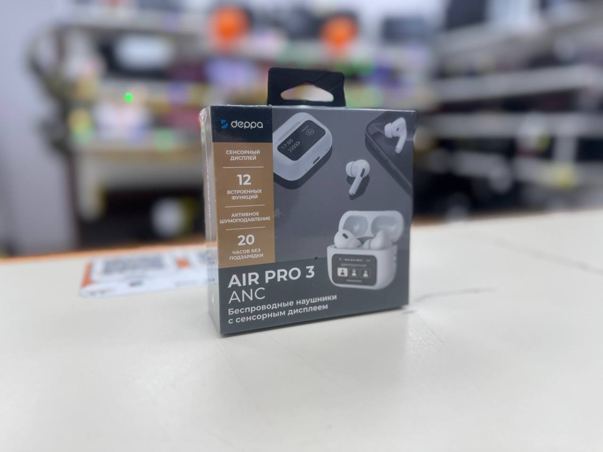 Наушники беспроводные Deppa 44213 Air Pro 3 ANC