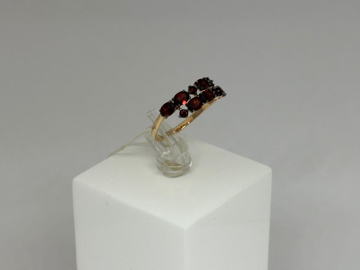 КОЛЬЦО ГРАНАТ (Au 585)