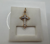 ПОДВЕСКА КРЕСТ с камнем (Au 585)