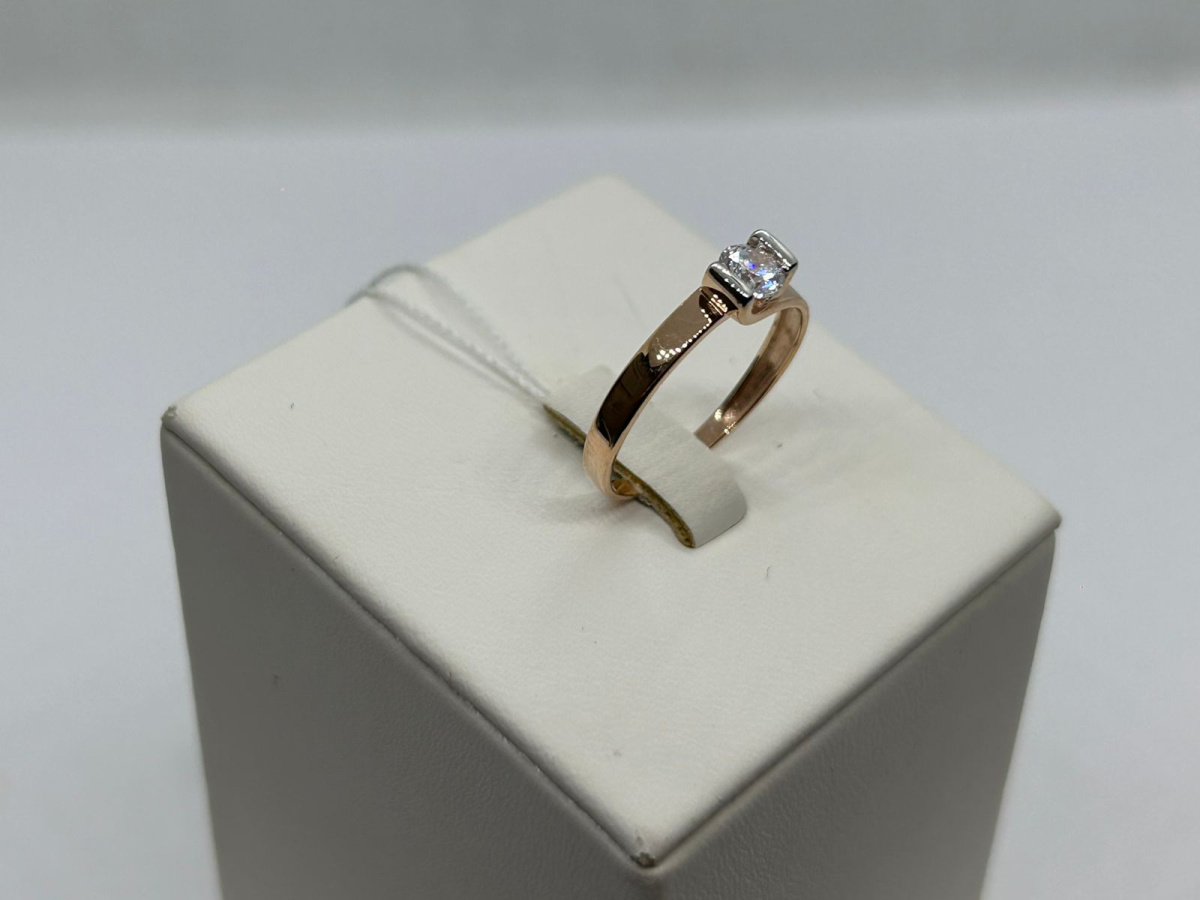 КОЛЬЦО С КАМНЕМ (Au 585)