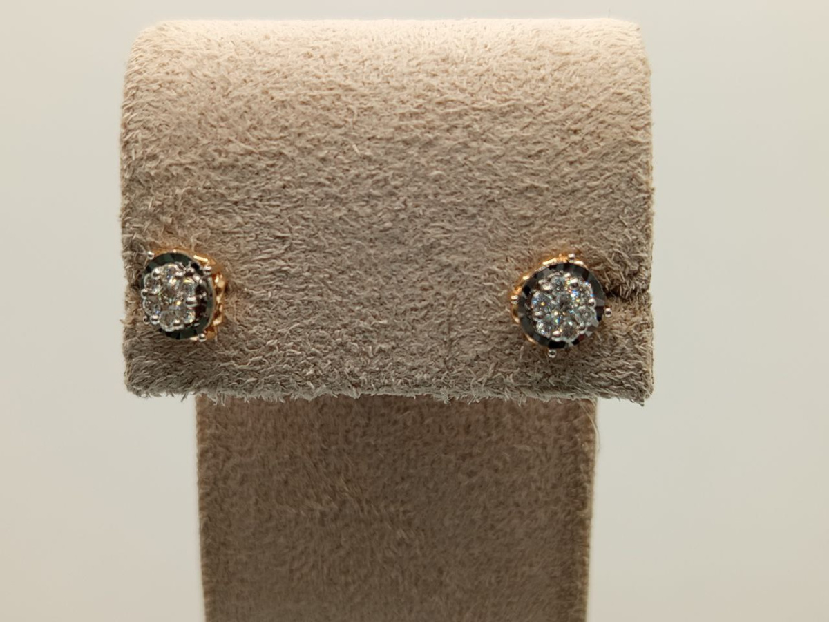 СЕРЬГИ ПУСЕТЫ Бриллиант (Au 585)