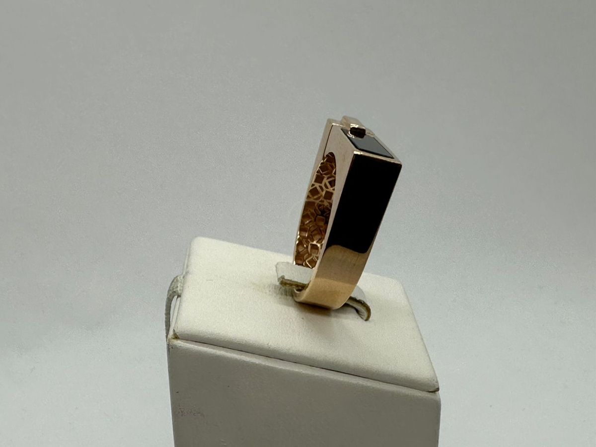 КОЛЬЦО ПЕЧАТКА с камнем (Au 585)