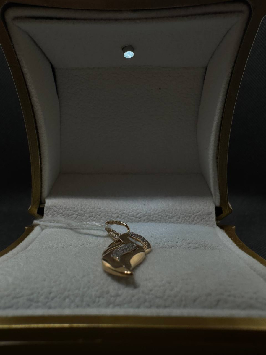 ПОДКМИ585 ПОДВЕСКА С КАМНЯМИ (Au 585)