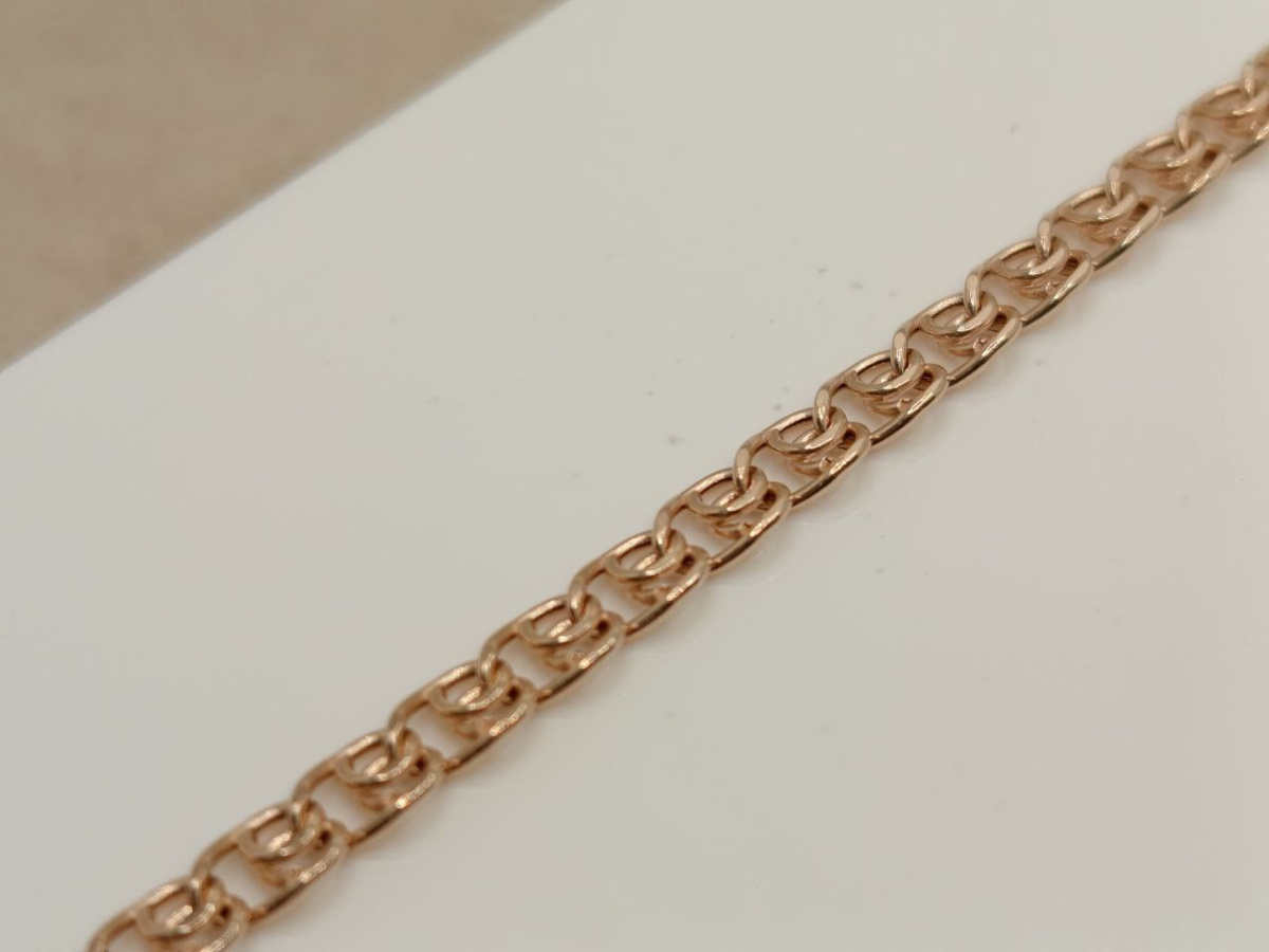 БРАСЛЕТ ПУСТОТЕЛЫЙ Лав (Au 585)