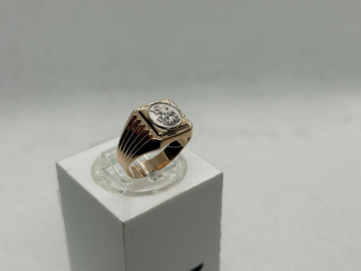 КОЛЬЦО ПЕЧАТКА без камня (Au 585)