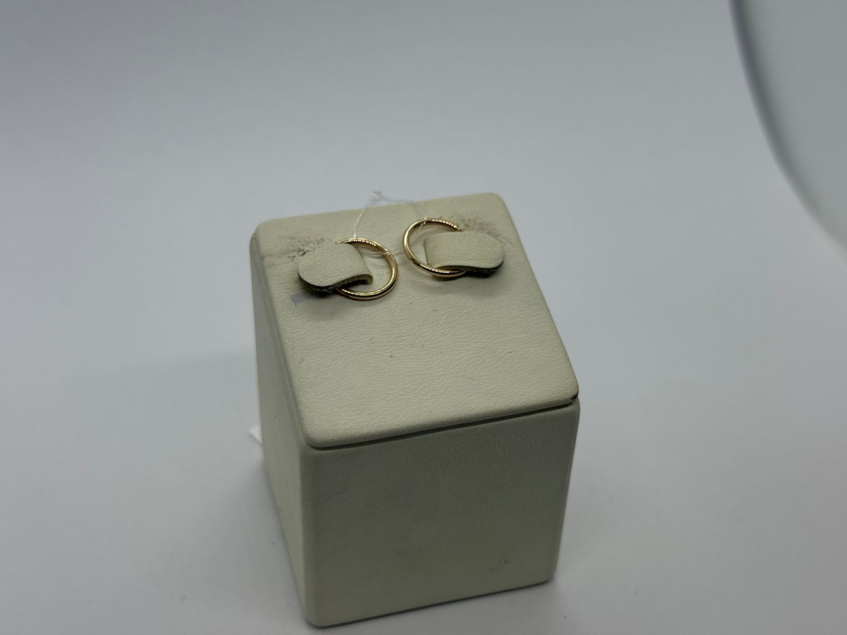 СЕРЬГИ КОНГО без камня (Au 585)