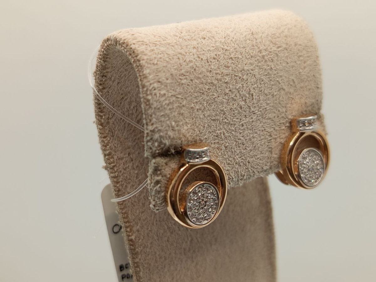 СЕРЬГИ С КАМНЯМИ (Au 585)