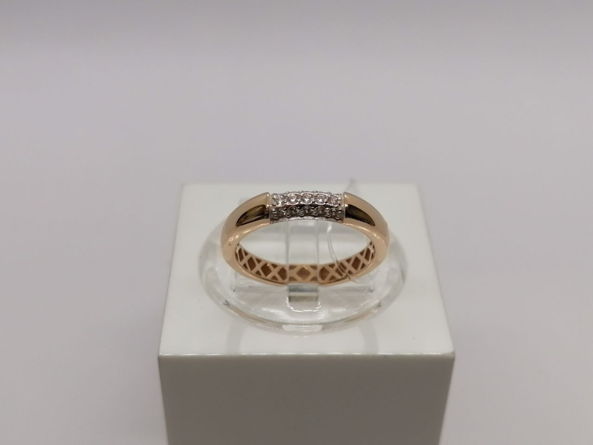 КОЛЬЦО С КАМНЯМИ (Au 585)