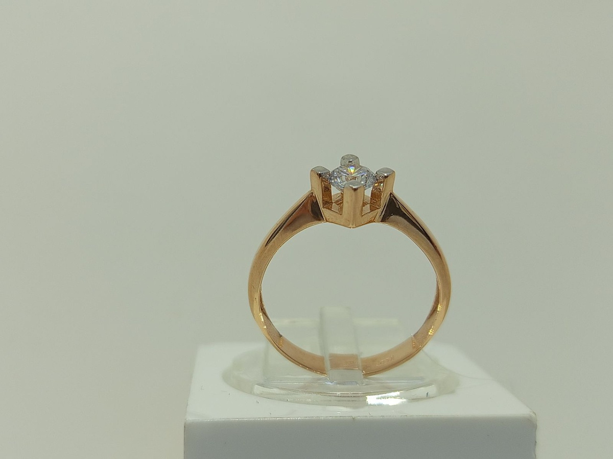 КОЛЬЦО С КАМНЕМ (Au 585)