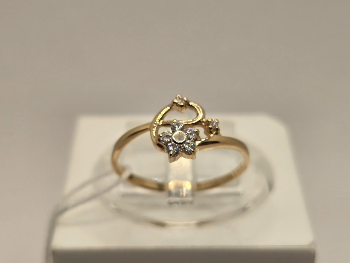 КОЛЬЦО С КАМНЯМИ (Au 585)