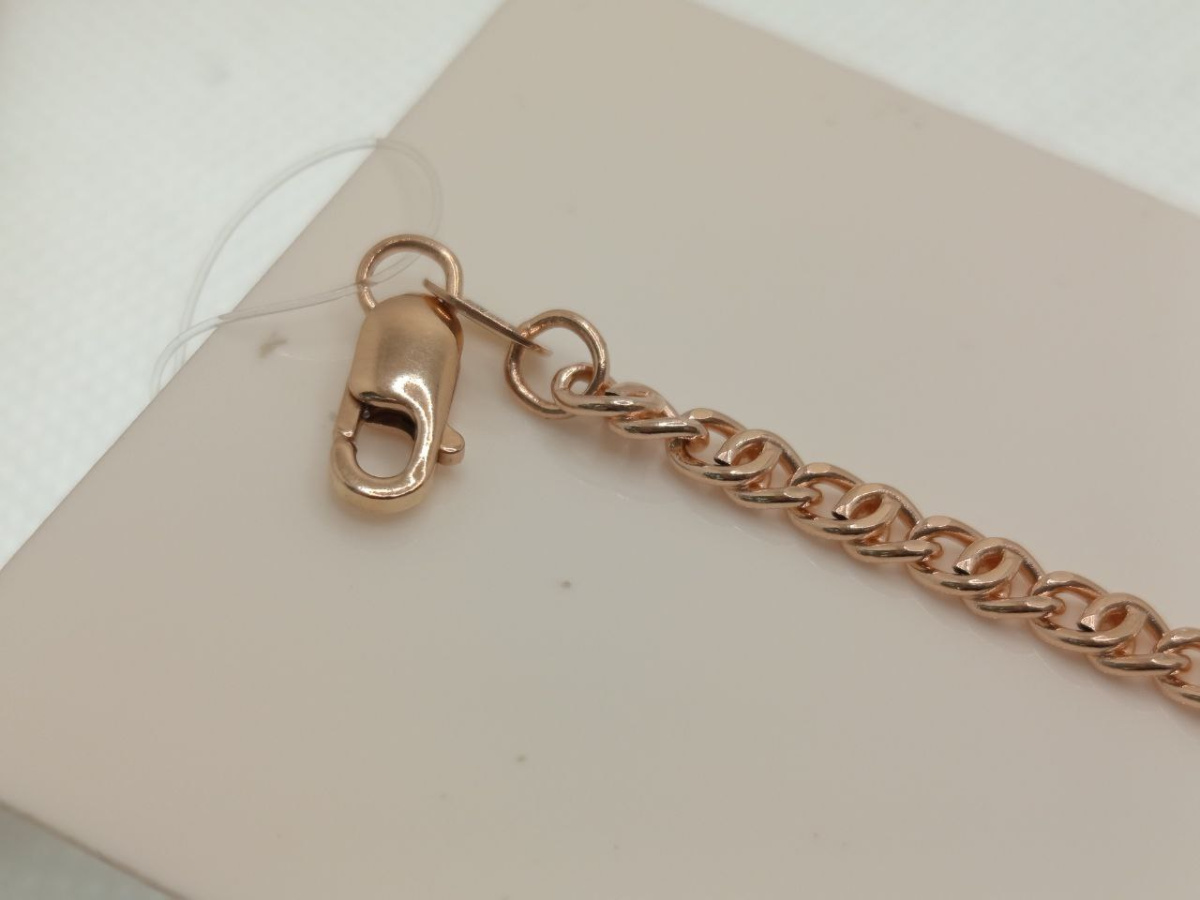 БРАСЛЕТ ПУСТОТЕЛЫЙ Якорное (Au 585)