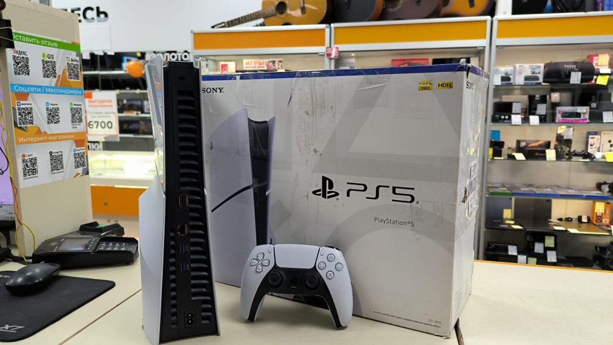 Игровая приставка PlayStation 5 Slim 1TB (С дисководом)